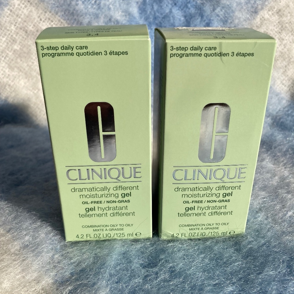 Clinique dramatically different moisturizing gel NIB 2 pack